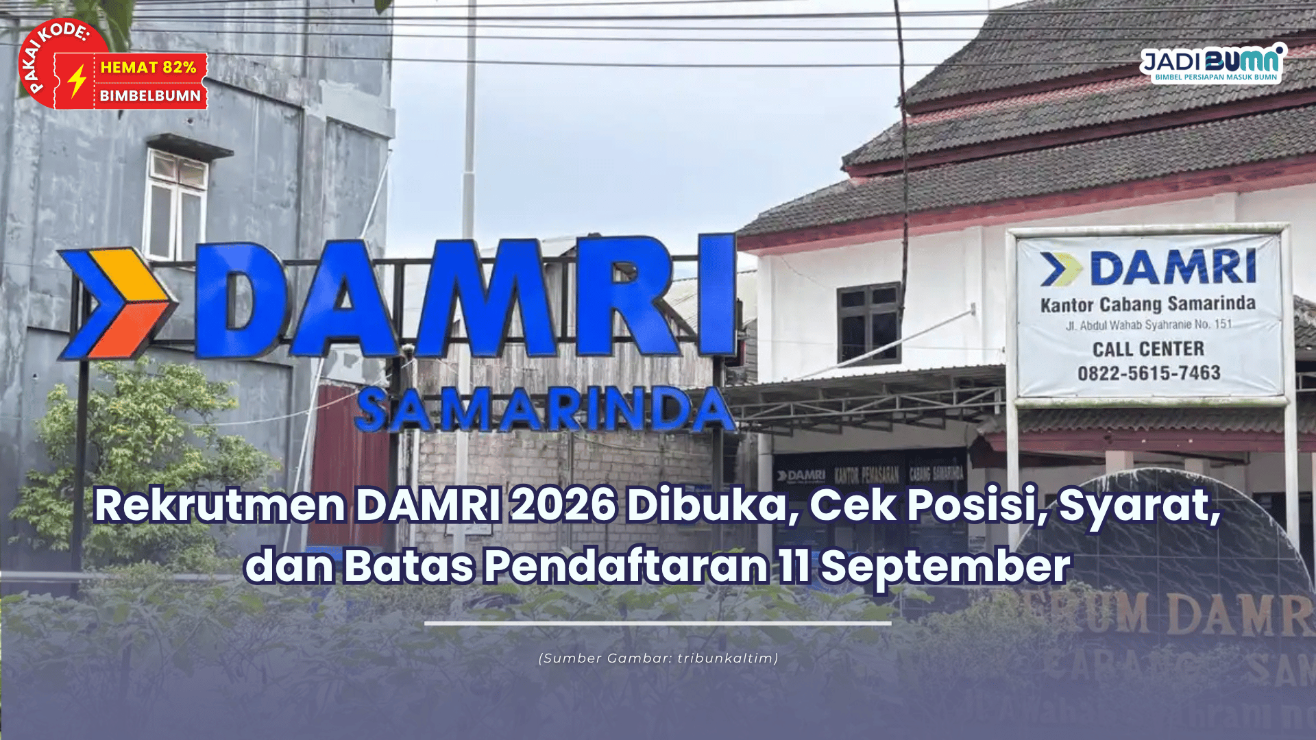 Rekrutmen DAMRI 2026 Dibuka, Cek Posisi, Syarat, dan Batas Pendaftaran 11 September