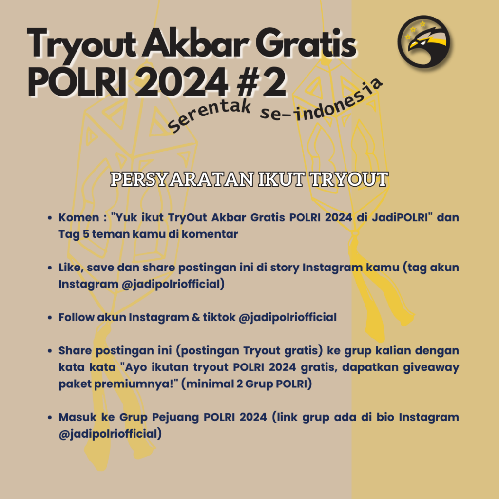 try out gratis tes polri