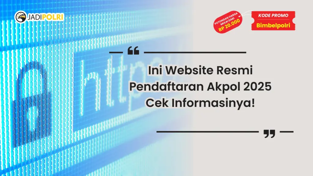 Website Resmi Pendaftaran Akpol 2025