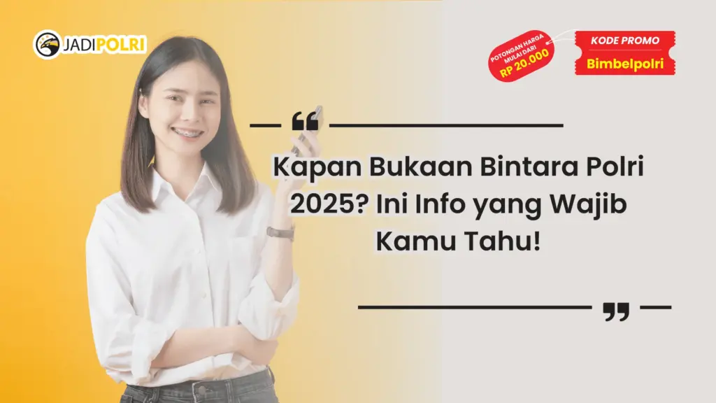 Bukaan Bintara Polri 2025