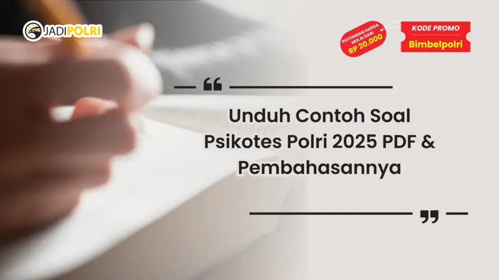 contoh soal psikotes polri 2025 pdf