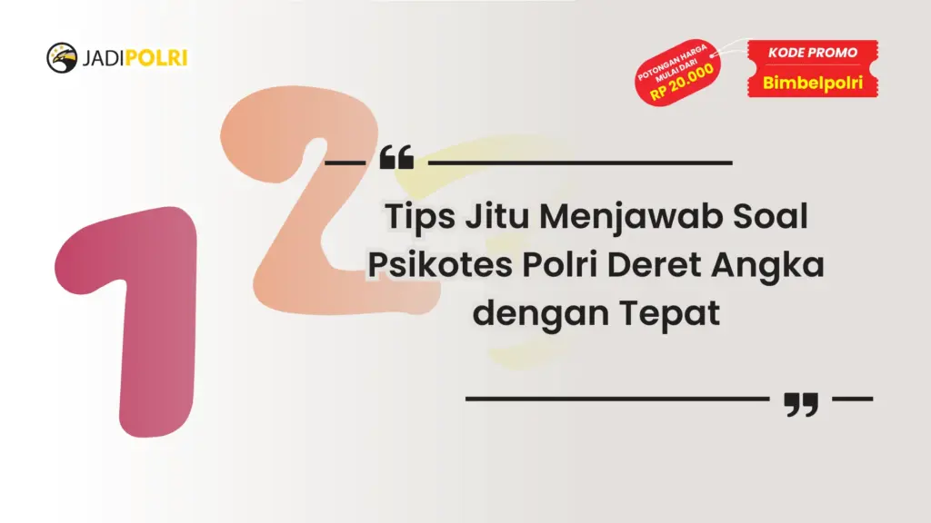 soal psikotes polri deret angka