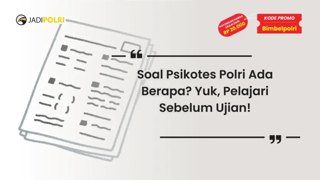 soal psikotes polri ada berapa