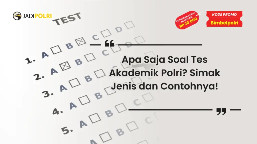 apa saja soal tes polri