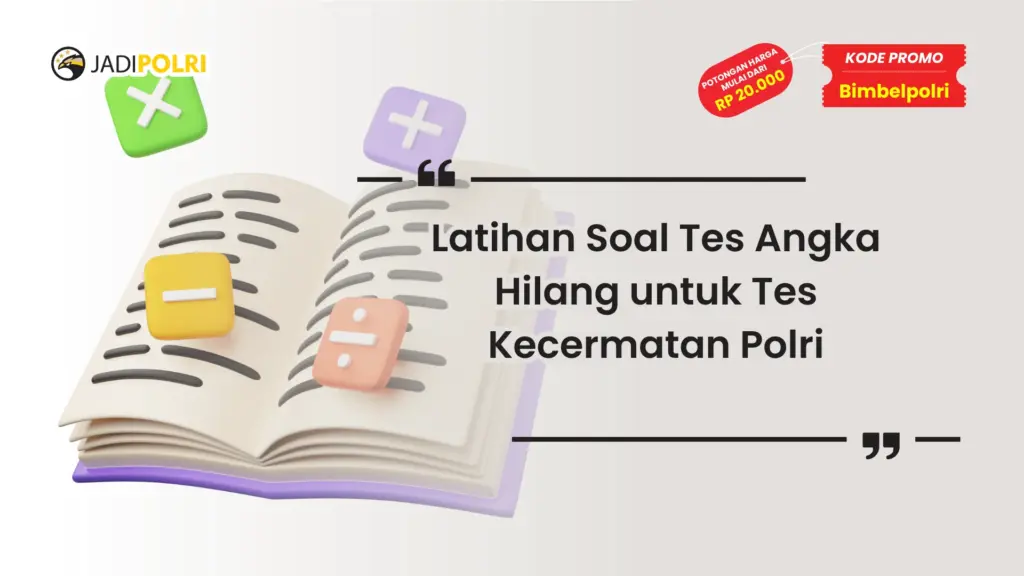 tes kecermatan polri angka hilang