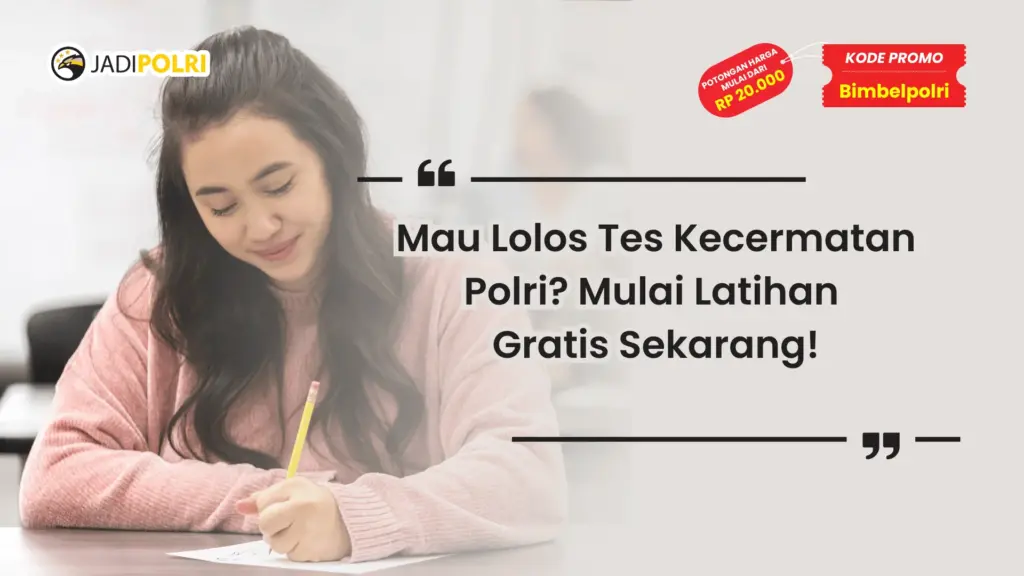 tes kecermatan polri gratis