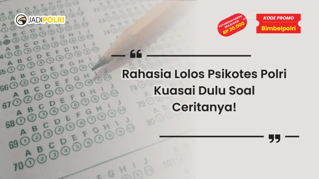 soal cerita psikotes polri