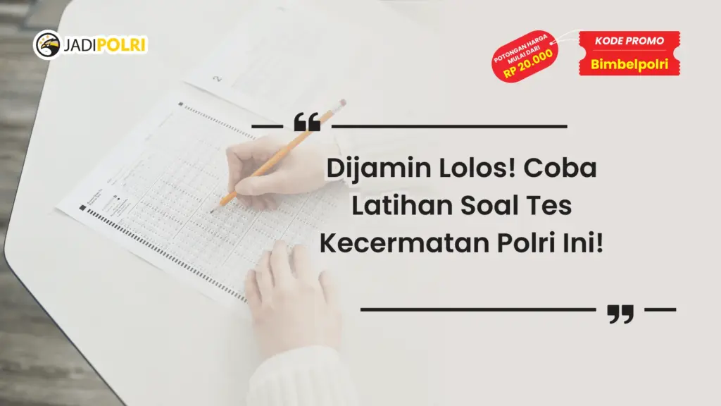 latihan soal tes kecermatan polri
