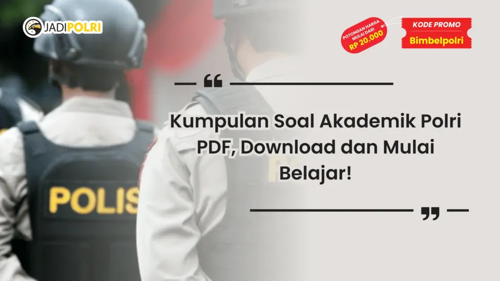 kumpulan soal akademik polri pdf