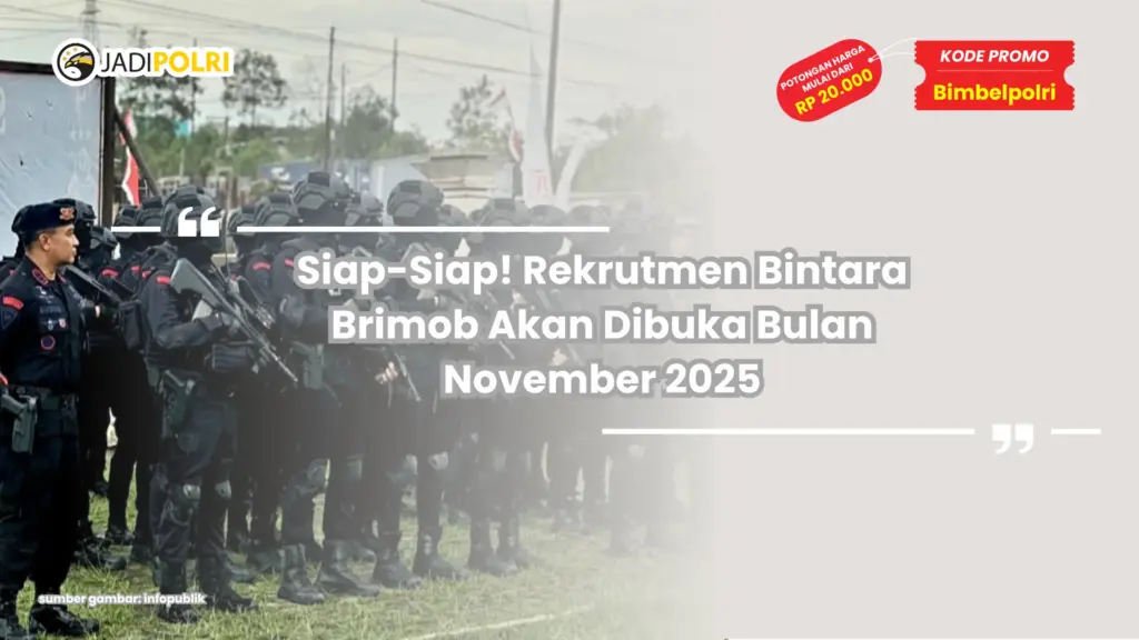 rekrutmen bintara brimob