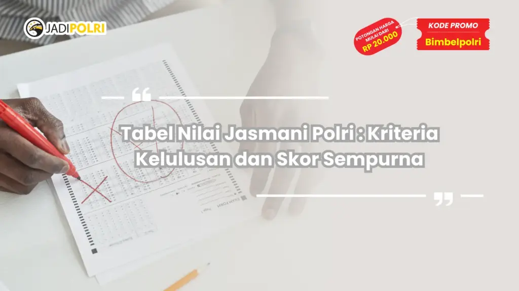 Tabel Nilai Jasmani Polri