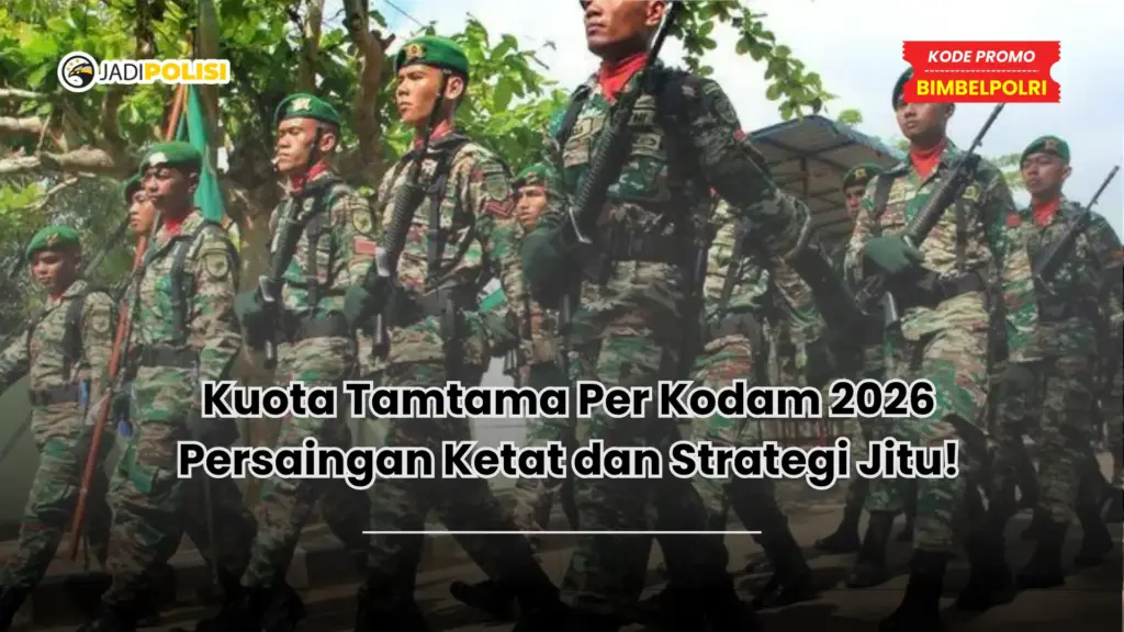 Kuota Tamtama Per Kodam 2026 Persaingan Ketat dan Strategi Jitu!