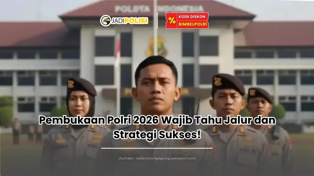 Pembukaan Polri 2026 Wajib Tahu Jalur dan Strategi Sukses!