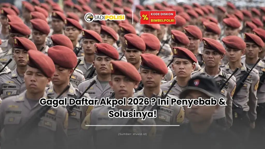 gagal daftar akpol 2026
