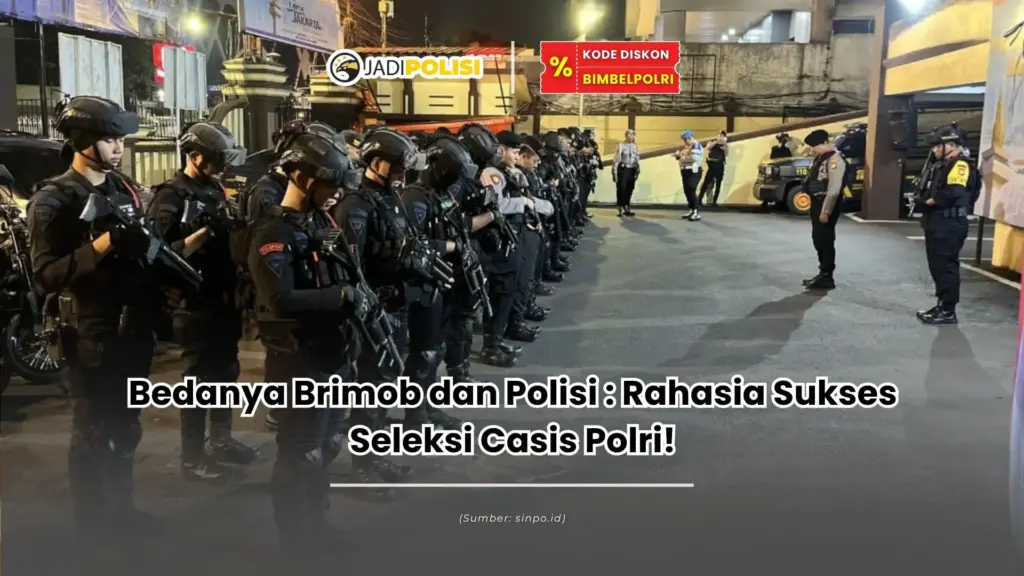 bedanya brimob dan polisi