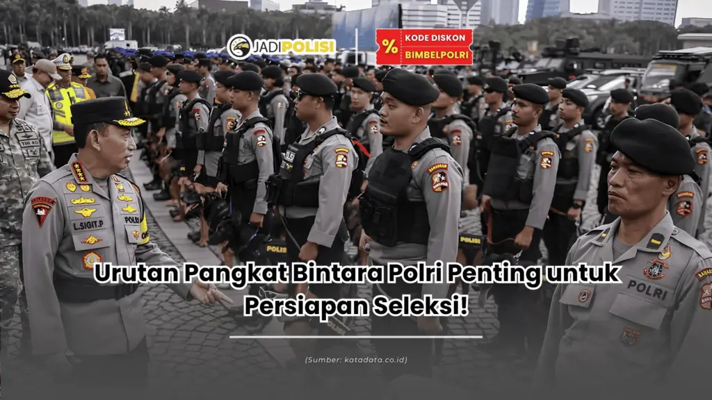 urutan pangkat bintara polri