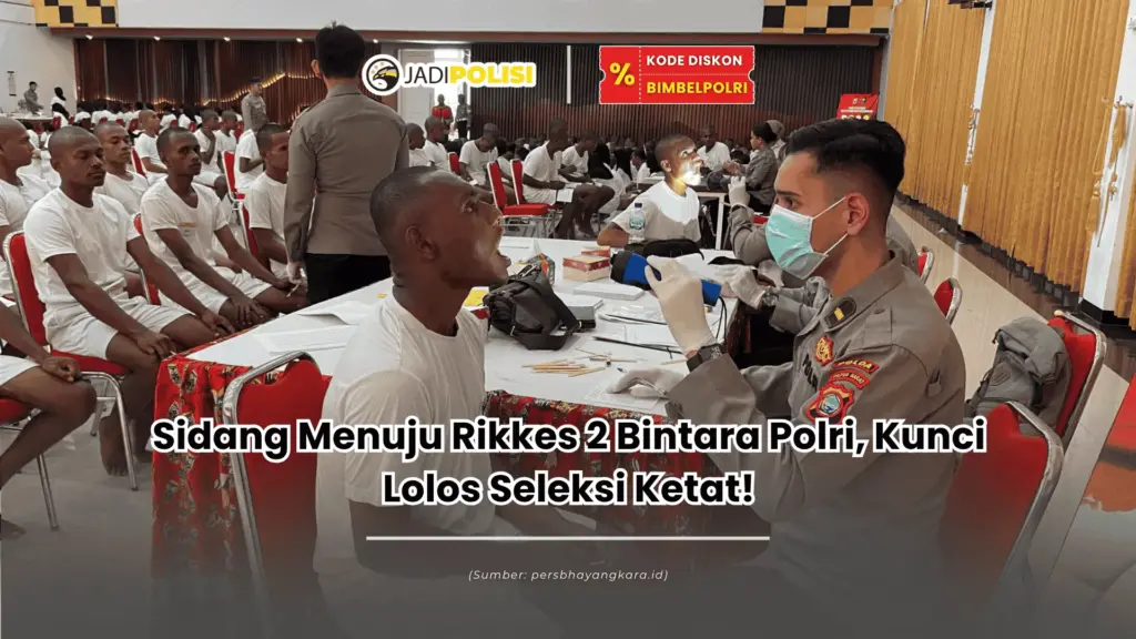 sidang menuju rikkes 2 bintara polri