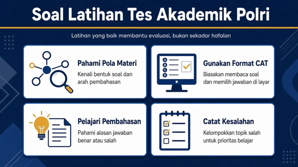 Soal Latihan Tes Akademik Polri