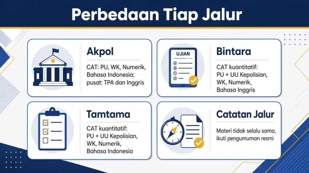 tes akademik polri apa saja