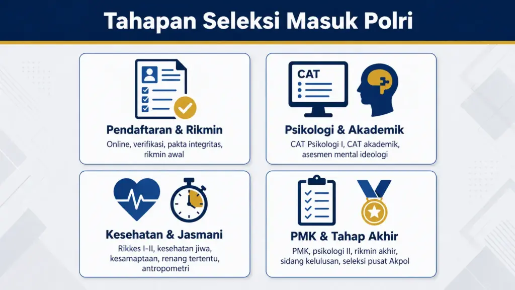 Materi tes masuk Polri