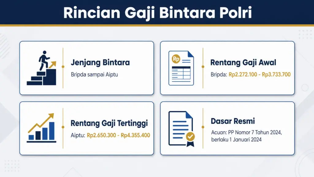 gaji bintara polri