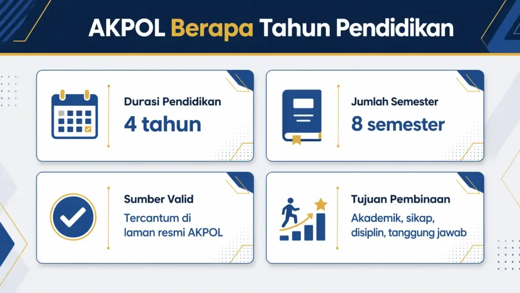 akpol berapa tahun