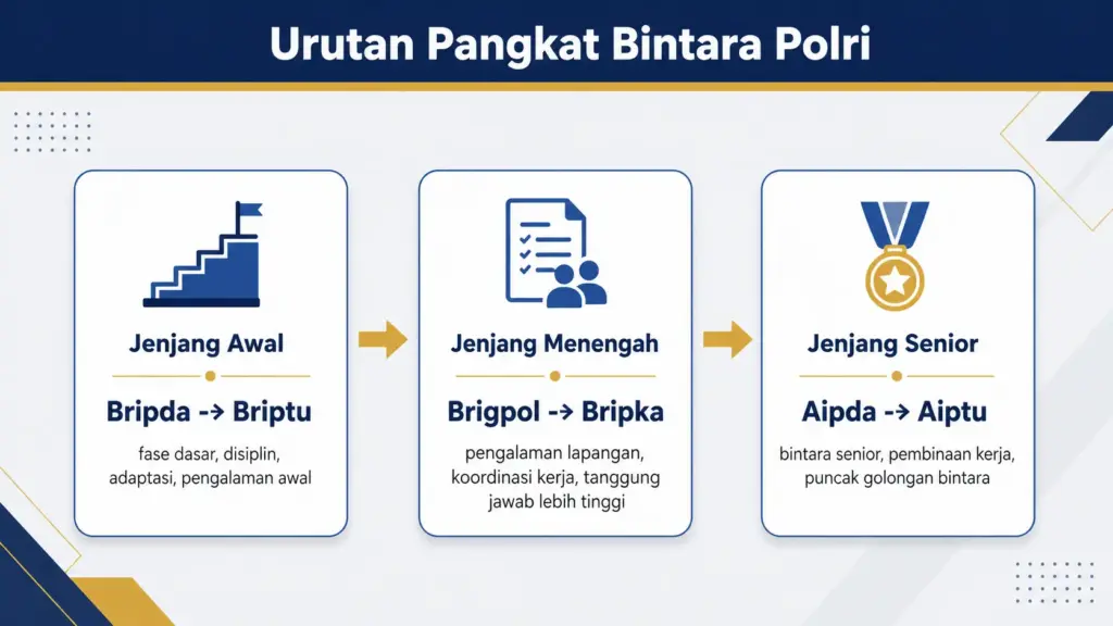 urutan pangkat bintara polri