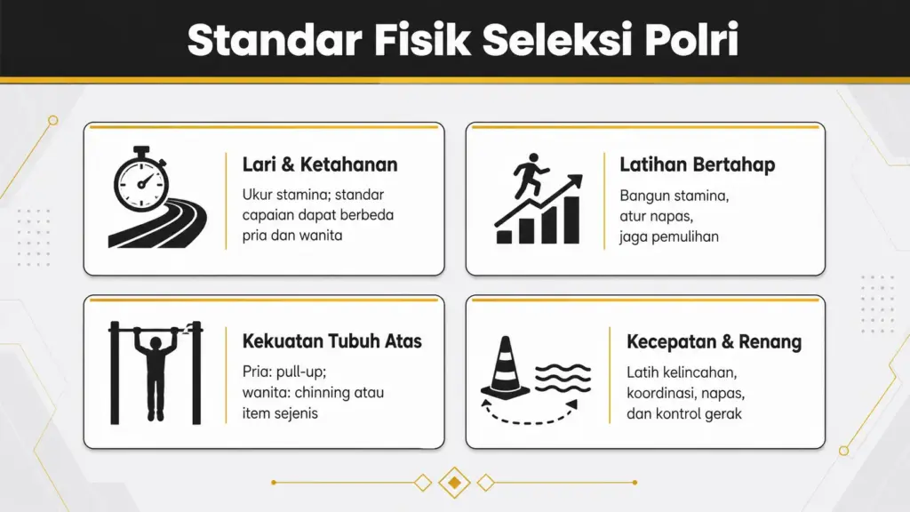 Perbedaan tes polisi pria dan wanita