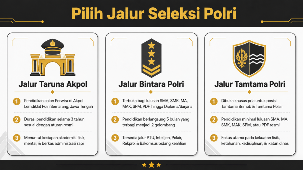 syarat penting masuk polisi