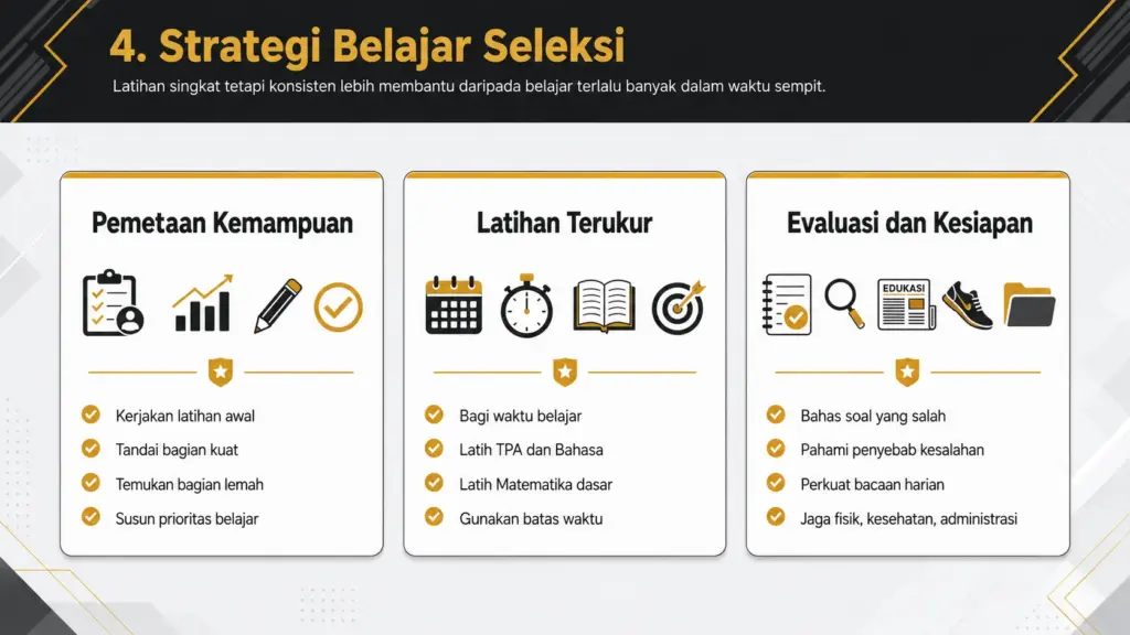 Materi tes akademik Polri