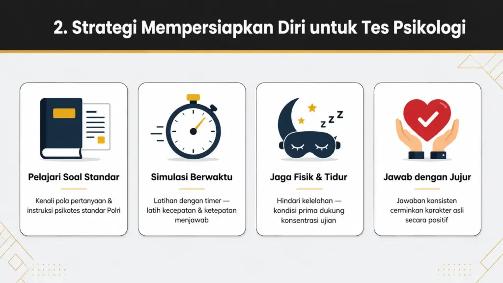 Tips menghadapi tes psikolog polri