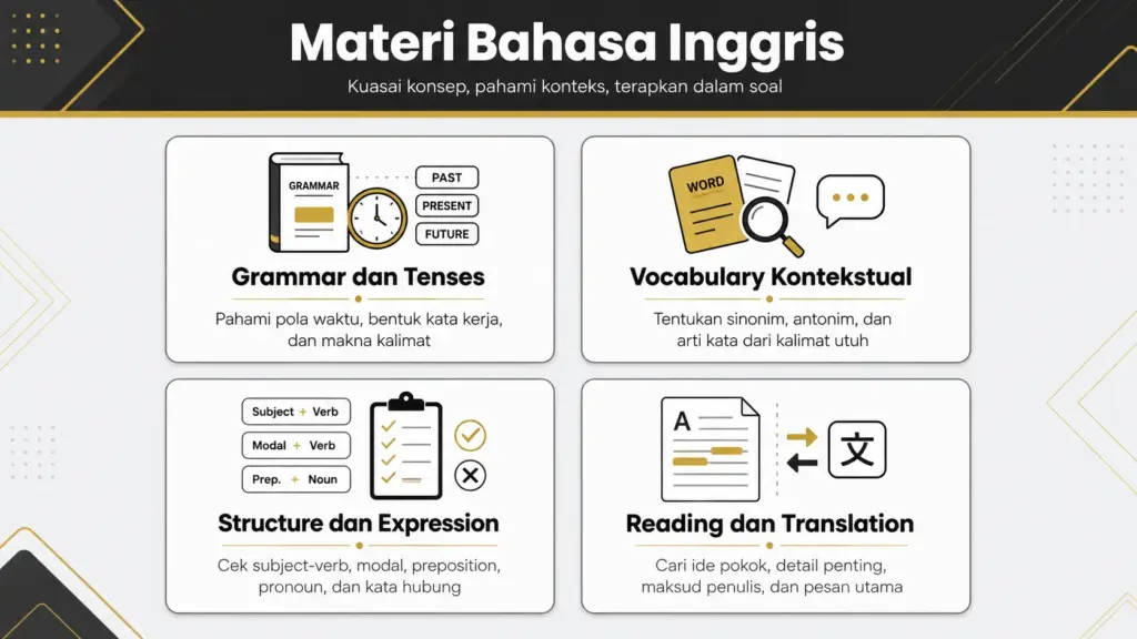 soal Tes Bahasa Inggris