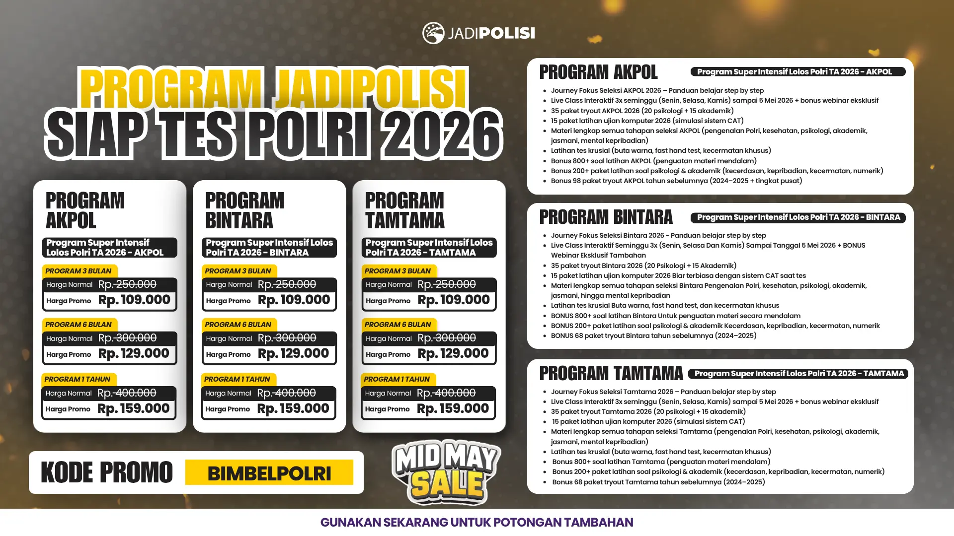 Kode Promo JadiPOLISI
