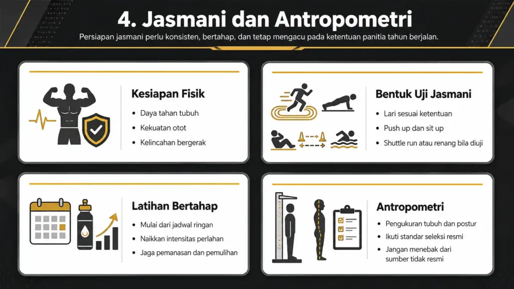 Tahapan seleksi masuk Polri