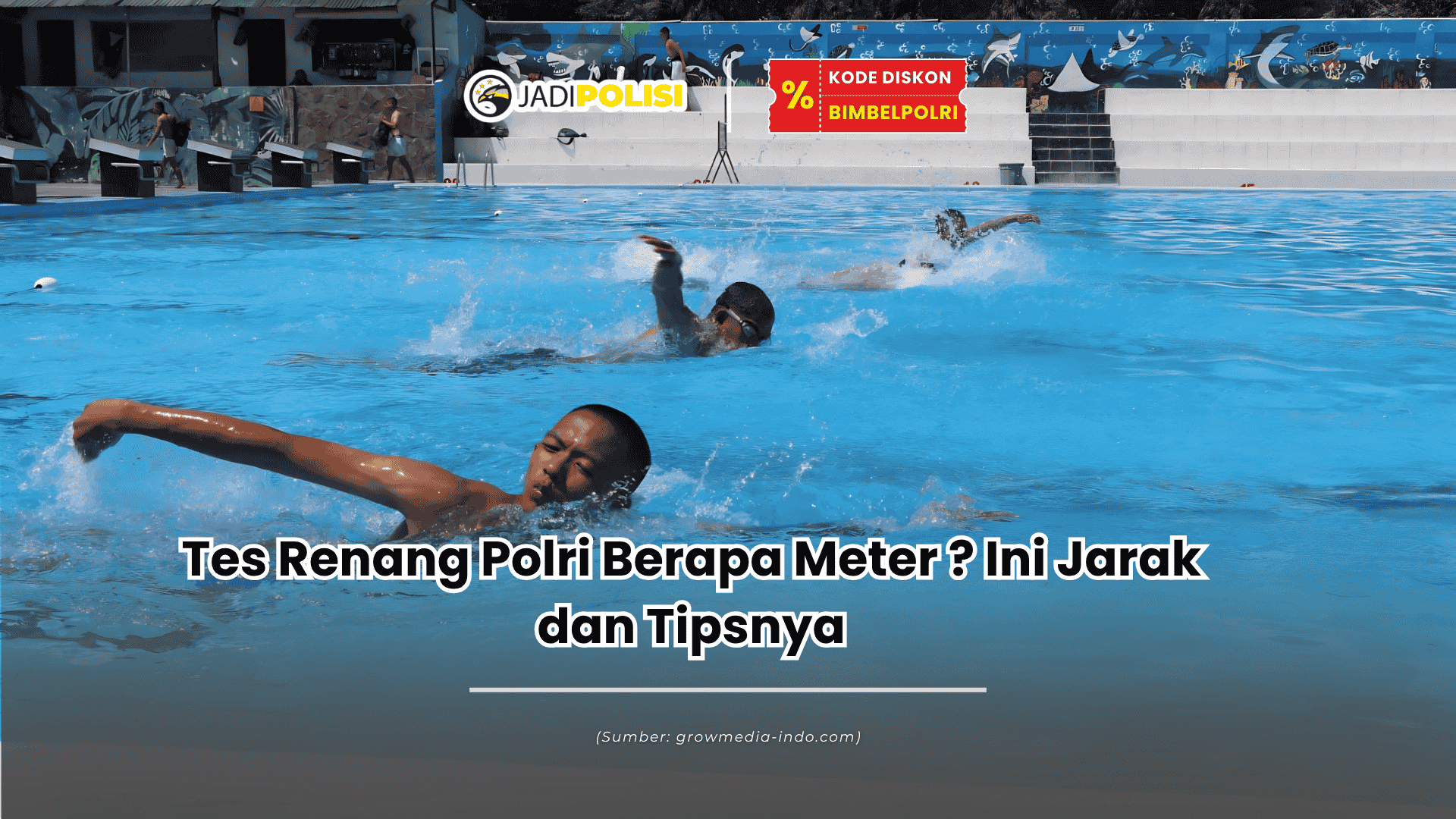 tes renang polri berapa meter