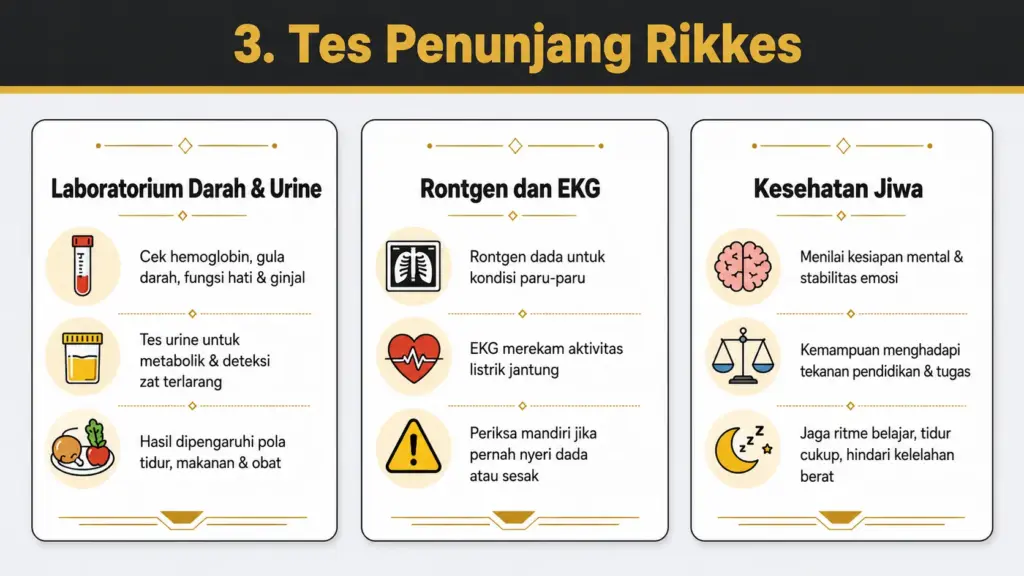 Check up kesehatan Polri apa saja