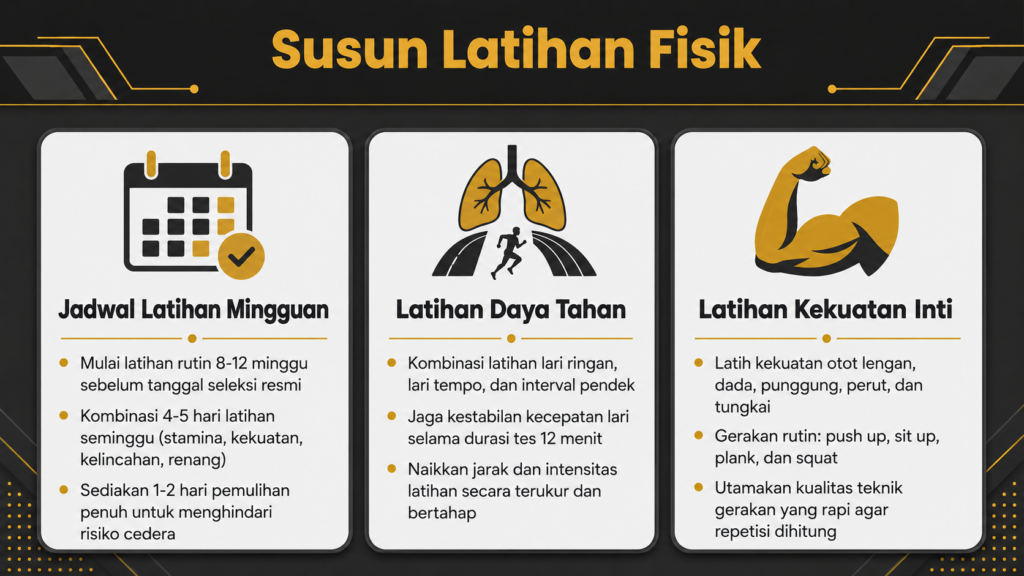 jadwal tes jasmani bintara polri
