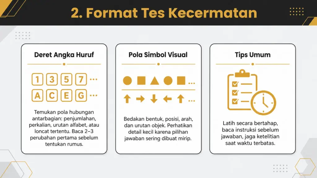 soal kecermatan polri