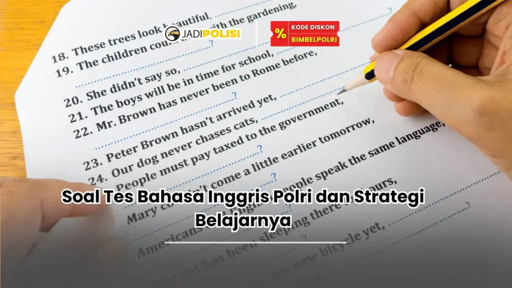 soal Tes Bahasa Inggris