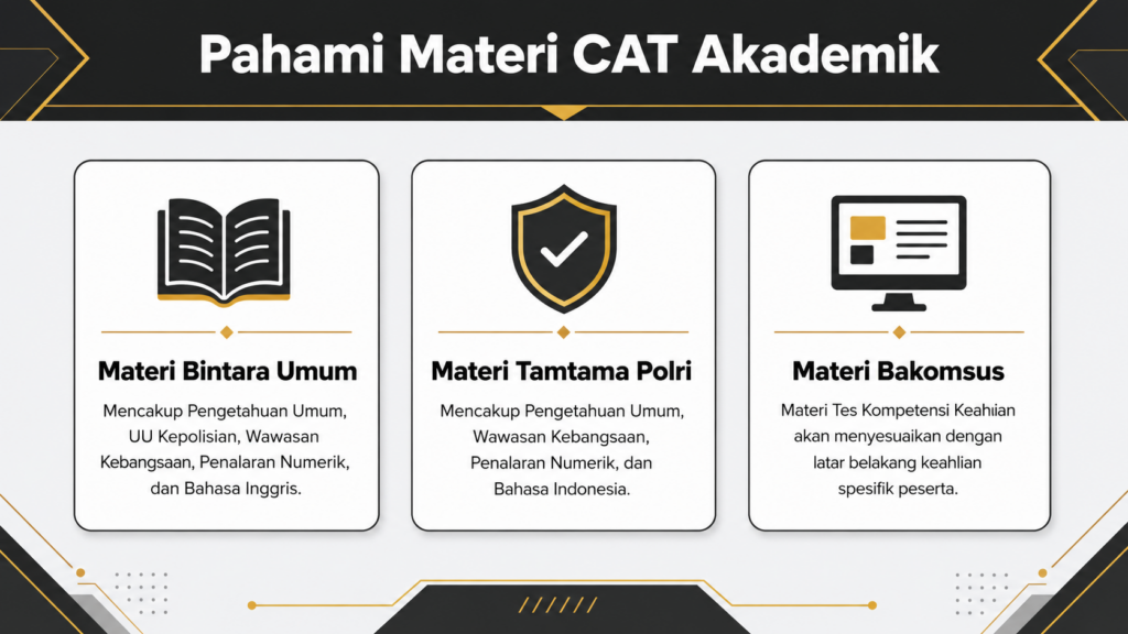 Cat akademik meliputi apa saja