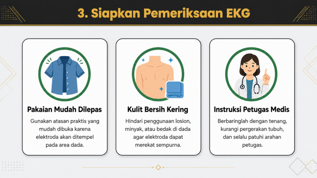 Apa yang harus dihindari sebelum tes EKG