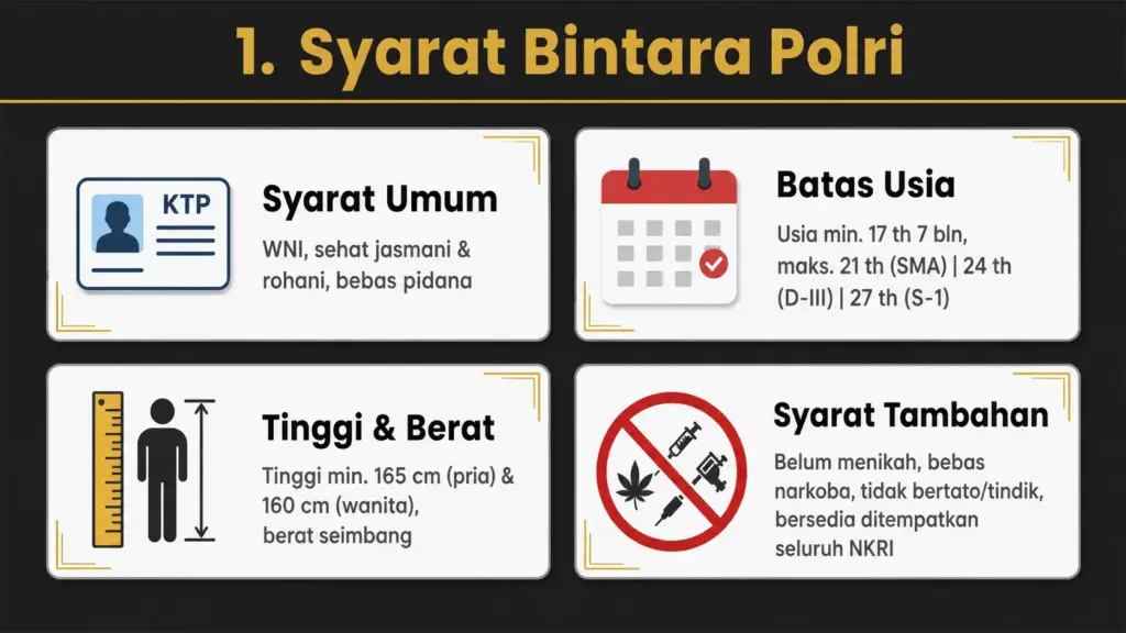 syarat masuk bintara