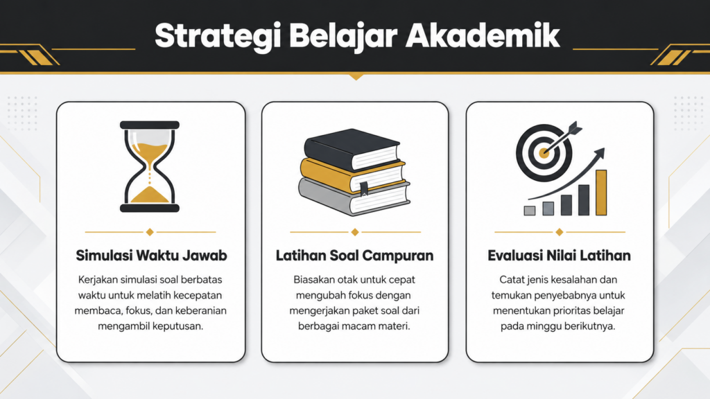 Ujian akademik itu seperti apa