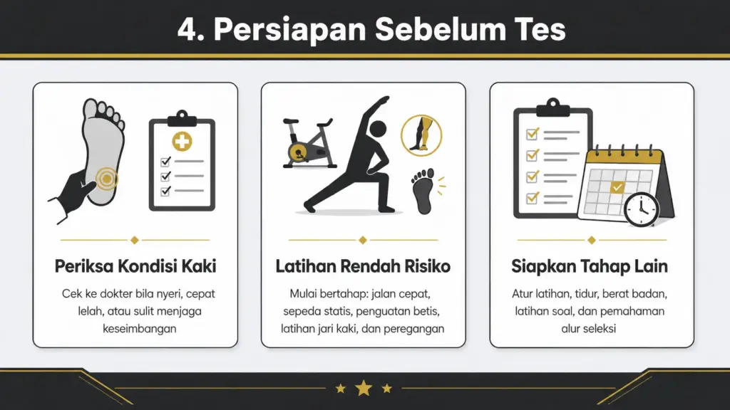 Apakah flat foot bisa masuk polisi