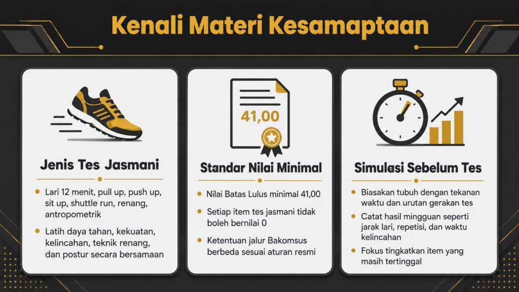 jadwal tes jasmani bintara polri