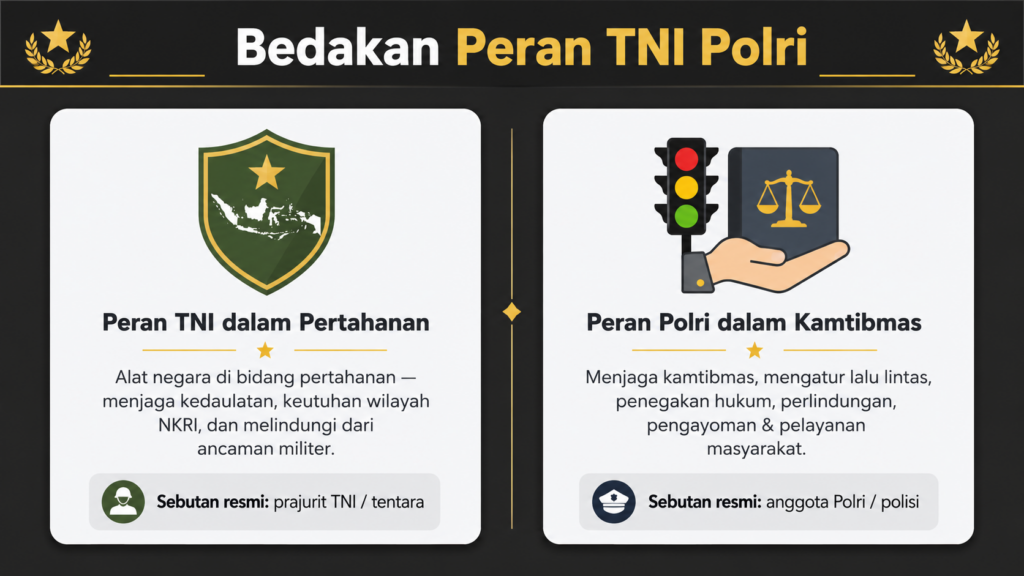 polisi dan tni disebut apa
