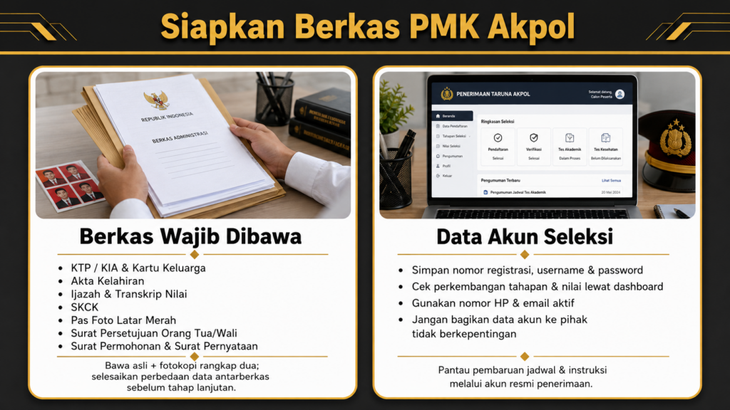 jadwal tes pmk akpol