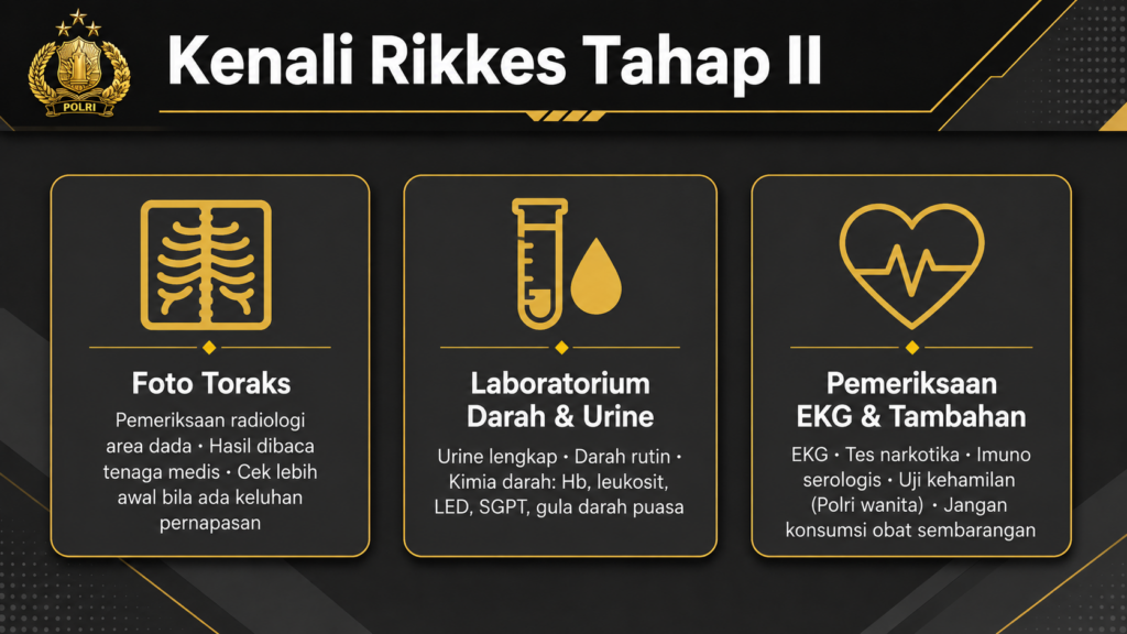 yang dinilai pada rikkes polri