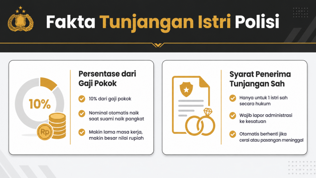 berapa tunjangan istri polisi