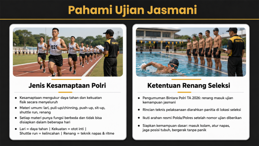 tes polisi ada tes renang